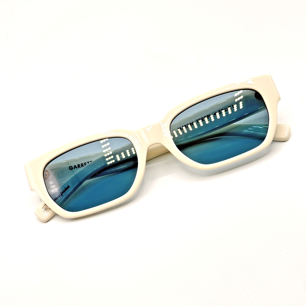Garrett Leight Sunglasses MAYAN Teen Spirit Rectangular Frame Pacifica Lens*
